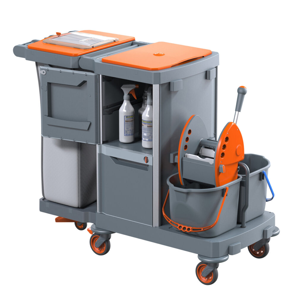 ترولي نظافة ايطالى الصناعة من شركة Twt