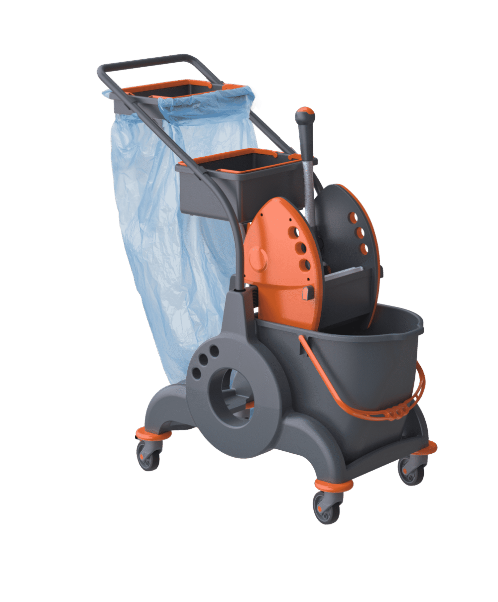 ترولى نظافه بلاستيك