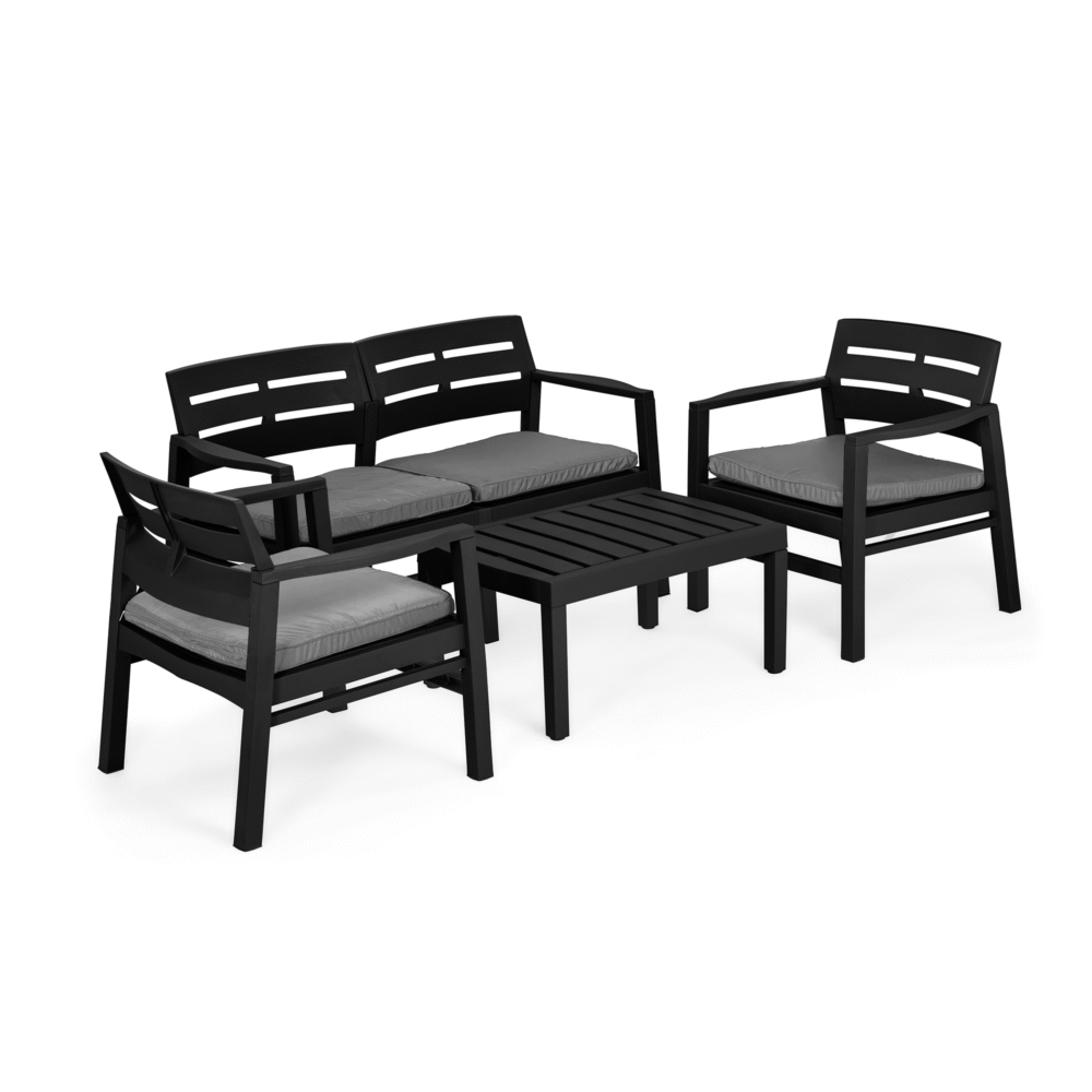 ⁦طقم انتريه رتان 4 قطع⁩ - الصورة ⁦4⁩